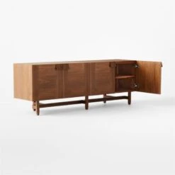 Coronado Walnut Wood Credenza -Nesto Store CoronadoMediaCredenza3QAVSSS22