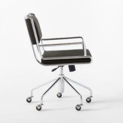 Court Black Vegan Leather Office Chair 13 Court Black Vegan Leather Office Chair -Nesto Store CourtBlackOfficeChairSDSSS22