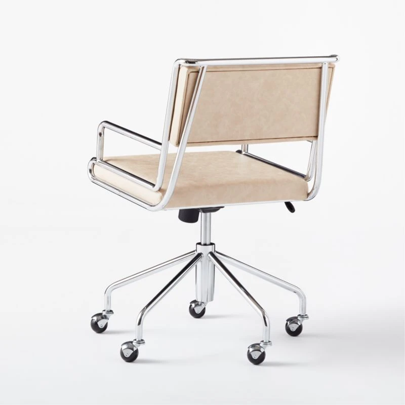 Court Pearl Vegan Leather Office Chair 8 Court Pearl Vegan Leather Office Chair - Image 6