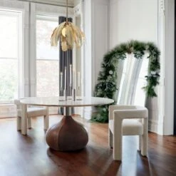 Stature Ivory Dining Armchair -Nesto Store CruzTravertineDiningTableNV20 1x1