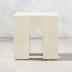 Cubo Ceramic Outdoor Accent Table