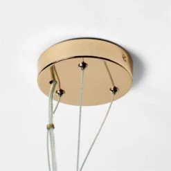 Curie Polished Champagne Chandelier -Nesto Store CuriePlshdChmpgnChndlrSSF22