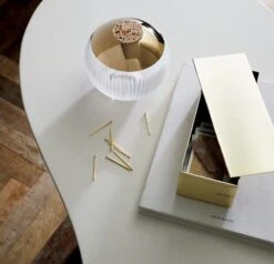 Oro Champagne Gold Decorative Storage Box 7 Oro Champagne Gold Decorative Storage Box -Nesto Store CurveBallMatchStrikerSP18