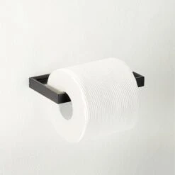 Damon Black Wall Mounted Toilet Paper Holder -Nesto Store DamonBlackWllMntdTPHldrROF22