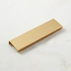 7" Damon Edge Brushed Brass Drawer Pull -Nesto Store DamonDrwrEdgePullBrdBs6inAVSHF22
