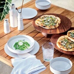 Dolce 4-Piece White Dinnerware Set With Pasta Bowl -Nesto Store DolceDinnerwareMartaOpticAP21 1x1