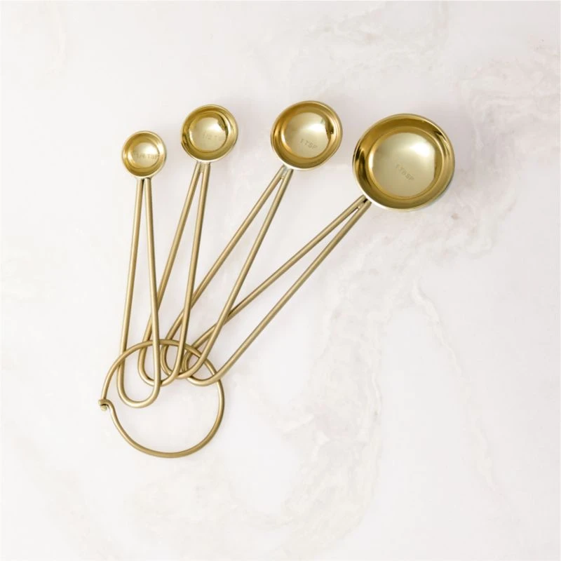 Dose Champagne Gold Measuring Spoons 3 Dose Champagne Gold Measuring Spoons