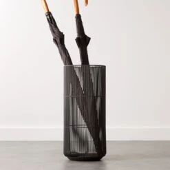 Drizzle Black Umbrella Stand -Nesto Store DrizzleUmbrellaStandROF18