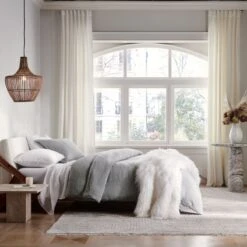 Drommen Acacia Wood Platform Queen Bed -Nesto Store DrommenAcaciaWoodBedDC20 1x1