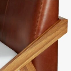 Drommen Acacia Wood Platform Queen Bed With Leather Headboard -Nesto Store DrommenBedTwinLthrAVS18