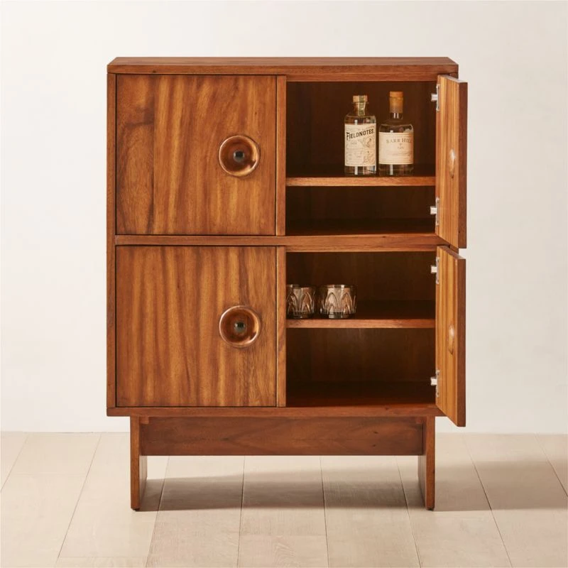 Drysdale Wood Bar Cabinet 4 Drysdale Wood Bar Cabinet - Image 2