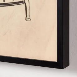 'Design For A Monumental Bench' Framed Reproduction By Carel Adolph Lion Cachet 18''x22'' -Nesto Store DsgnForAMnmtlBnch18x22inAV2SHF22