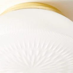 Dufrene Polished Brass Flush Mount Light 8 Dufrene Polished Brass Flush Mount Light -Nesto Store DufrenePldBrsFlushMountAVSHS23