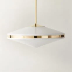 Elayna Polished Brass Pendant Light