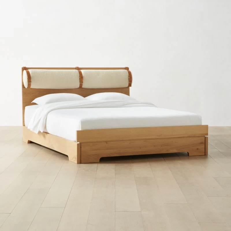 Elwood White Oak Queen Bed 4 Elwood White Oak Queen Bed - Image 2