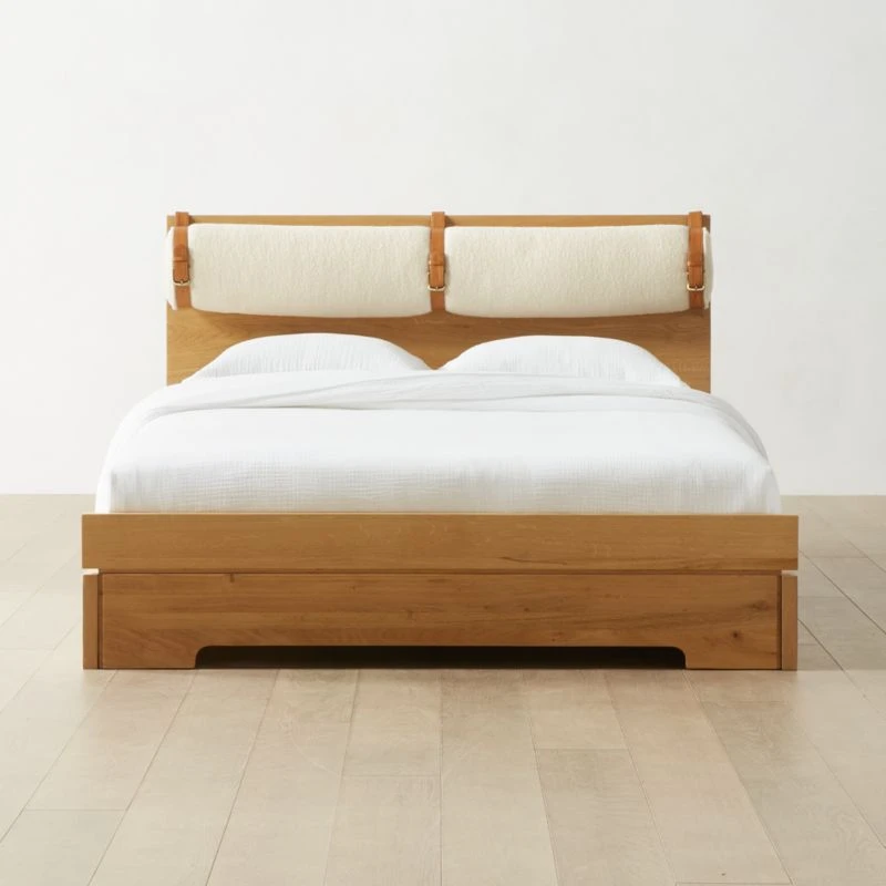 Elwood White Oak Queen Bed 3 Elwood White Oak Queen Bed
