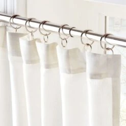 Elysium Neutral Dupioni Silk Curtain Panel 48"x84" -Nesto Store ElysiumNtDpSk96inCrtnPnlAVSHS22