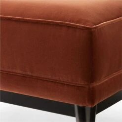 Embassy Bronze Brown Velvet Ottoman Model 310 13 Embassy Bronze Brown Velvet Ottoman Model 310 -Nesto Store EmbassyBrzVltOttomanAVSSF23