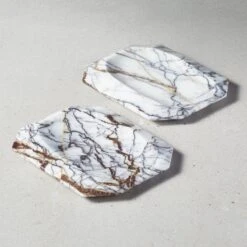 Emerald Cut Marble Spoon Rest -Nesto Store EmeraldCutWnSpoonRestAVSHF21