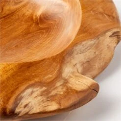 Emmett Natural Teak Decorative Bowl Small -Nesto Store EmmettTeakBowlAVSHF22