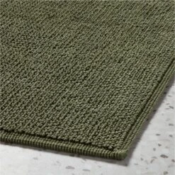 En Pointe Organic Cotton Green Bath Runner Rug 24"x60" 6 En Pointe Organic Cotton Green Bath Runner Rug 24"x60" -Nesto Store EnPointeGrnOrgBathMatAVSHF23
