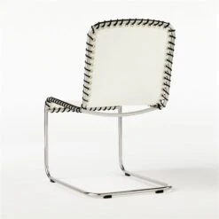 Enzo Natural Sunbrella Outdoor Armless Sling Chair -Nesto Store EnzoNaturalArmlessSlngChair3QBSSS21