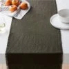 Eria Linen Moss Green Table Runner 14"x90" -Nesto Store EriaLinenRunner14x90inAVSHF22