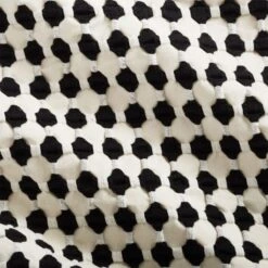 Estela Black And White Organic Cotton Duvet Cover And Shams 10 Estela Black And White Organic Cotton Duvet Cover And Shams -Nesto Store EstelaBlkNWhtMtlssFQDuvetROF18
