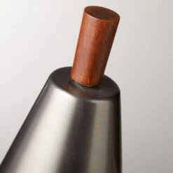 Exposior Gunmetal And Walnut Table Lamp Model 2014 -Nesto Store Exposior2014WlntTableLampAVSHS21