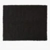 Eyelash Black Area Rug 5'x8'