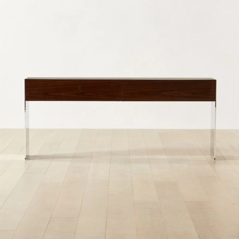 Facile High-Gloss Wood Console Table 3 Facile High-Gloss Wood Console Table