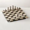 Famiglia Modern Stainless Steel Chess Set -Nesto Store FamigliaChessSetSHF22