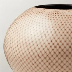 Fatalla White Terracotta Vase -Nesto Store FatallaEcruVaseAVSHF23