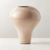 Fatalla White Terracotta Vase -Nesto Store FatallaEcruVaseSHF23