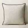 Fay Grey Throw Pillow With Down-Alternative Insert 23'' 2 Fay Grey Throw Pillow With Down-Alternative Insert 23'' -Nesto Store FayGreySilkPillow23inSHS23