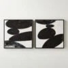 'Pebble' Framed Wall Art Set Of 2 1 'Pebble' Framed Wall Art Set Of 2 -Nesto Store FibonacciS2SHF23