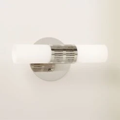 Figaro Polished Nickel Wall Sconce -Nesto Store FigaroPlshdNickelSconceAVSHS22