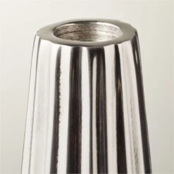 Filla Polished Cast Aluminum Taper Candle Holder Small -Nesto Store FillaTaperHolderSmAV2SHF22