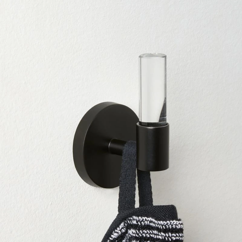 Flynn Crystal And Black Wall Hook 4 Flynn Crystal And Black Wall Hook - Image 2