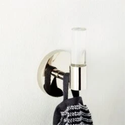 Flynn Crystal Polished Nickel Hook -Nesto Store FlynnCrystalPldNklHookROF22
