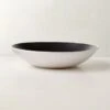 Fynn Black And White Pasta Bowl With Reactive Glaze -Nesto Store FlynnRctvPastaBowlSHS23
