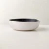 Fynn Black And White Soup Bowl With Reactive Glaze 1 Fynn Black And White Soup Bowl With Reactive Glaze -Nesto Store FlynnRctvSoupBowlSHS23
