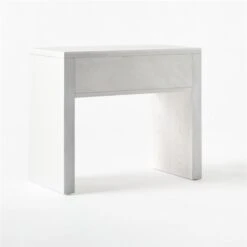 Fore Bleached Ash Wood Nightstand With Drawer -Nesto Store ForeBlchdAshNightstand3QBSSS21