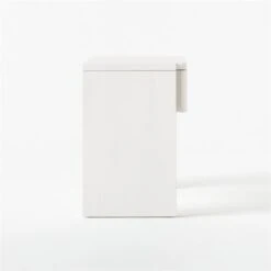 Fore Bleached Ash Wood Nightstand With Drawer -Nesto Store ForeBlchdAshNightstandSDSSS21