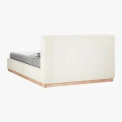 Forte Channeled White Queen Bed -Nesto Store ForteWhiteBedQueen3QBF19