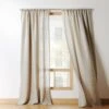 Natural Linen Curtain Panel 48"x96" -Nesto Store FrnchBlgnLnnCrtnPnlNat96inSHF18