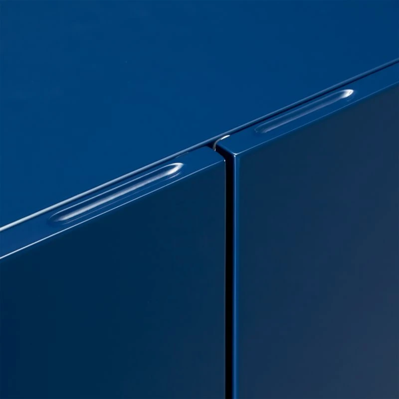 Fuel High-Gloss Navy Blue Credenza 8 Fuel High-Gloss Navy Blue Credenza - Image 6