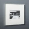 Gallery Brushed Silver Picture Frame With White Mat 8"x10" 2 Gallery Brushed Silver Picture Frame With White Mat 8"x10" -Nesto Store Gallery8x10FrmeSlvrWhtMatSHS17