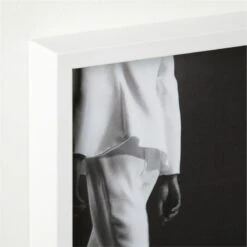 Gallery White Picture Frame 8"x10" 10 Gallery White Picture Frame 8"x10" -Nesto Store GalleryFrameWht8x10UnmtdROS23