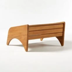 Gartner Teak Outdoor Ottoman -Nesto Store GartnerTeakLoungeOttoman3QBSSS21